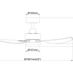 Samaire 32"/42"/52" Ceiling Fan (E-Series)