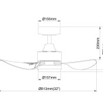Samaire 32"/42"/52" Ceiling Fan (E-Series)