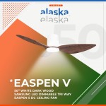 Alaska Aspen 38"/50" Ceiling Fan