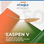 Alaska Aspen 38"/50" Ceiling Fan