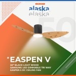 Alaska Aspen 38"/50" Ceiling Fan