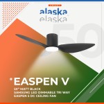 Alaska Aspen 38"/50" Ceiling Fan