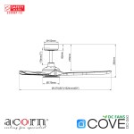 Acorn Cove DC-260 50″ /60″ Smart Ceiling Fan