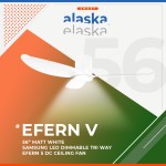 Alaska Fern V 46"/56" Ceiling Fan