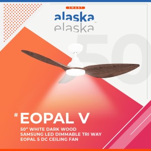 Alaska Opal V 38"/50" Ceiling Fan