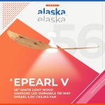 Alaska Pearl V 46"/56" Ceiling Fan