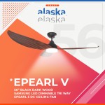 Alaska Pearl V 46"/56" Ceiling Fan