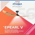 Alaska Pearl V 46"/56" Ceiling Fan