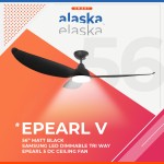 Alaska Pearl V 46"/56" Ceiling Fan